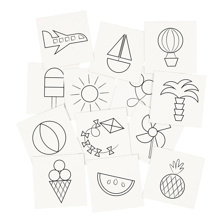 Creativ company http: www.cchobby.nl memory-kaarten-afm-7x7-cm-400-gr-wit-1-set