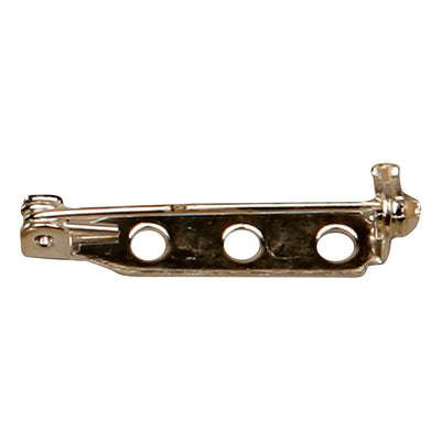 Creativ company brochespeld verzilverd 25mm, 10st.