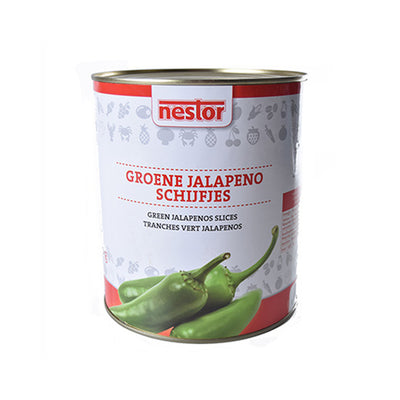 Nestor groene jalapeno schijfjes (3 liter)