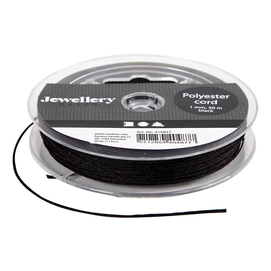 Creativ company https: www.cchobby.nl polyester-koord-dikte-1-mm-zwart-50-m-1-rol
