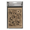 Creativ company patroonkarton naturel, 10st.