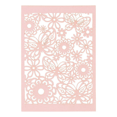 Creativ company patroonkarton, vel 10,5x15 cm, 200 gr, lichtrood, 10 stuk 1 doos