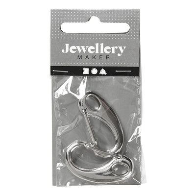 Creativ company https: www.cchobby.nl sleutelhaak-l-30-mm-b-15-mm-verzilverd-2-stuk-1-doos