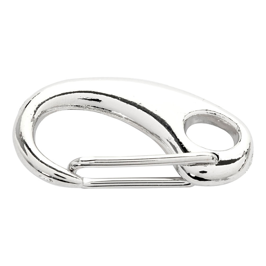 Creativ company sleutelhaak, l: 30 mm, b: 15 mm, verzilverd, 2 stuk 1 doos