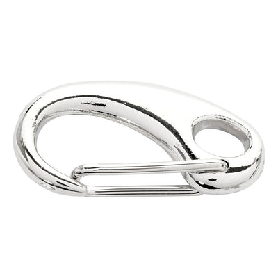 Creativ company sleutelhaak, l: 30 mm, b: 15 mm, verzilverd, 2 stuk 1 doos