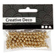 Creativ company kralen goud, 100st.