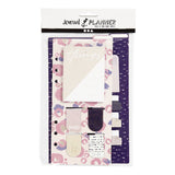 Post-it en boekenlegger set, afm 10,3x22 + 13,8x22 cm, goud, paars, roze, 2 vel 1 doos - afbeelding 1
