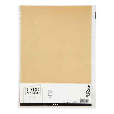 Creativ company vellumpapier, a4, vel 210x297 mm, 100 gr, naturel, 10 vel 1 doos