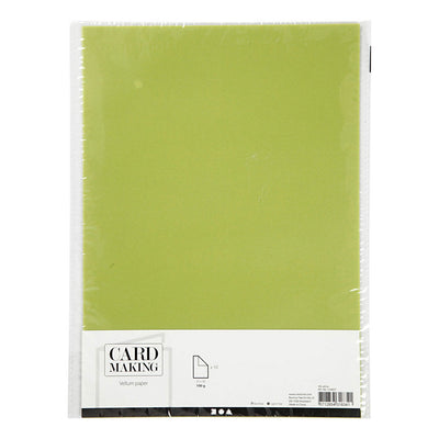 Creativ company vellumpapier, a4, vel 210x297 mm, 100 gr, lichtgroen, 10 vel 1 doos