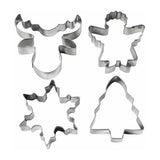 Creativ company https: www.cchobby.nl uitsteekvormen-kerstboom-engel-rendier-sneeuwvlok-h-8-cm-4-stuk-1-doos - afbeelding 1