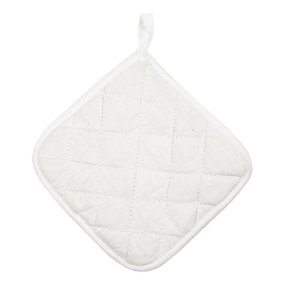 Creativ company pannenlappen, afm 20x20 cm, 145 gr, wit, 1 paar