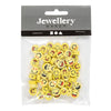 Creativ company https: www.cchobby.nl figuurkralen-emoji-d-10-mm-gatgrootte-1-5-mm-60-stuk-1-doos