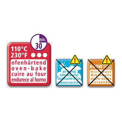 Creativ company fimo professional boetseerklei rood, 85 gram