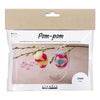 Creativ company mini hobbyset pompom ei, 2st. pasen
