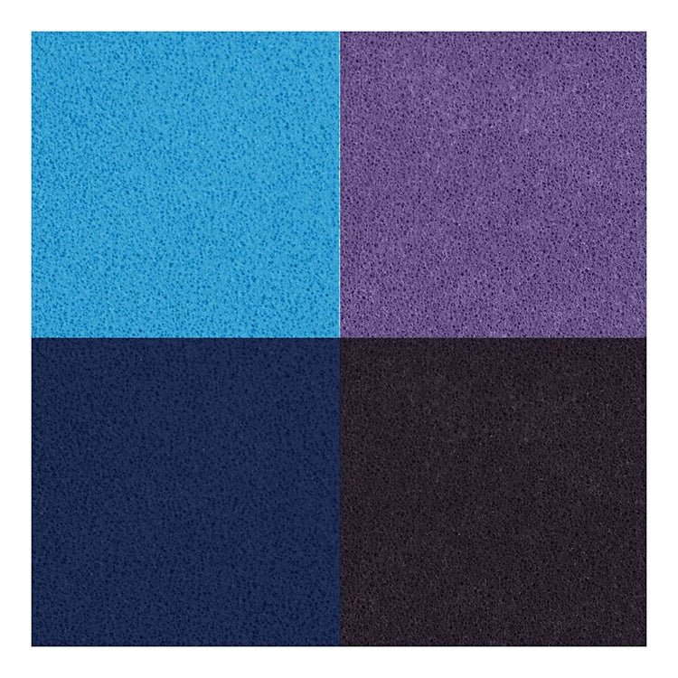 Creativ company stempelinkt blauw tinten paars, 4st.