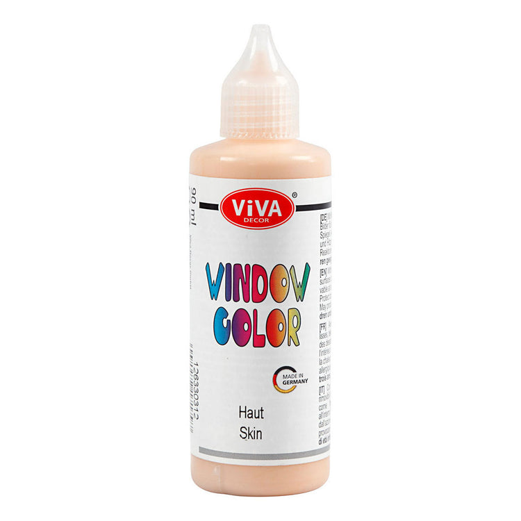 Creativ company window color sticker en glasverf - licht beige, 90ml