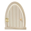 Creativ company houten miniatuur deur met scharnieren, 13x10cm