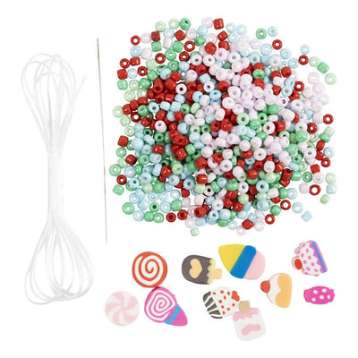 Creativ company http: www.cchobby.nl mini-hobbyset-sieraden-elastische-armband-en-ring-1-doos