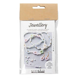 Creativ company mini hobbyset sieraden elastische armband en oorbel - afbeelding 1