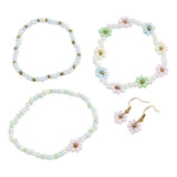 Creativ company mini hobbyset sieraden elastische armband en oorbel - afbeelding 2