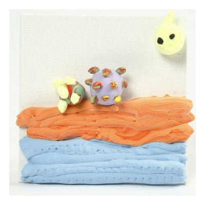 Creativ company canvas paneel met lijst, afm 20x20x0,3 cm, wit, 1 stuk