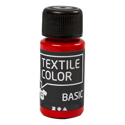 Creativ Company Textile Color Semi-dekkende Textielverf Rood, 50ml