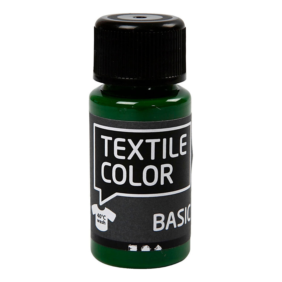 Creativ company textile color semi-dekkende textielverf - gras groen, 50ml