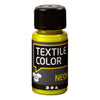 Creativ Company Textile Color Dekkende Textielverf Neon Geel, 50ml