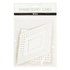 Creativ company kruissteken karton, geometrisch, afm 10-17 cm, wit, 20 stuk 1 doos