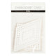 Creativ company http: www.cchobby.nl kruissteken-karton-geometrisch-afm-10-17-cm-wit-20-stuk-1-doos