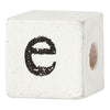 Creativ company letterkralen, a-z, , #, ? en blanco, afm 8x8 mm, gatgrootte 3 mm, wit, 96 div 1 doos