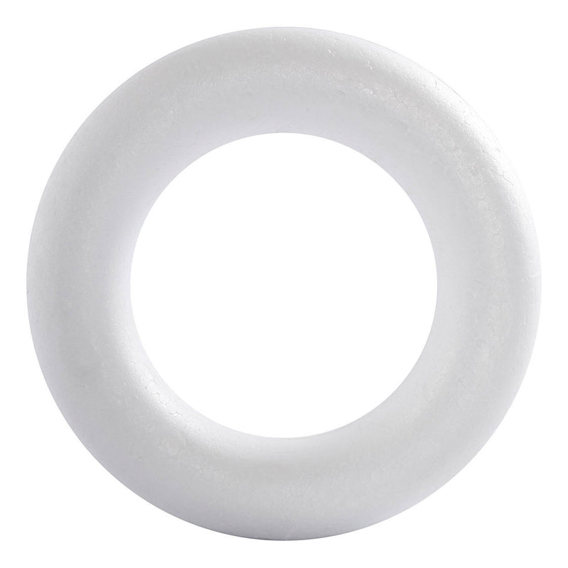 Creativ company styropor ring met ronde achterkant, 35cm