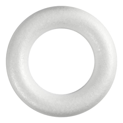 Creativ company styropor ringen met platte achterkant, 30cm