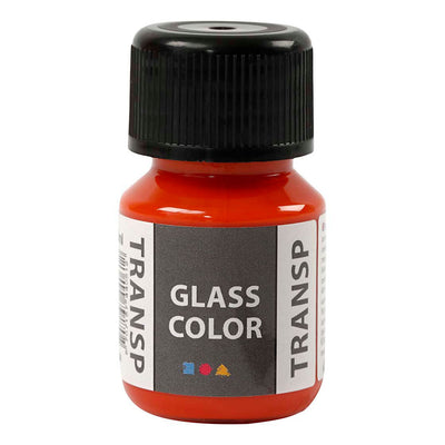 Creativ Company Glass Color Transparante Verf Oranje, 30ml
