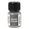Creativ company glass color metal verf - zilver, 30ml