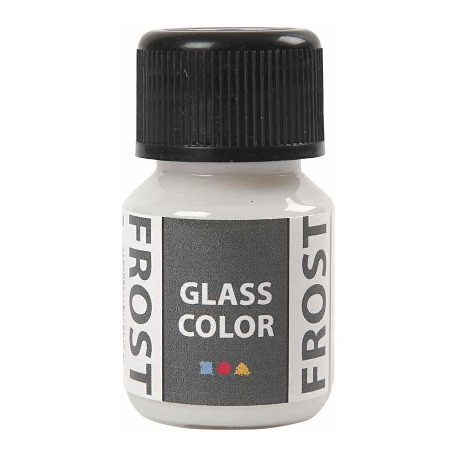 Creativ Company Glass Color Frost Verf Wit, 30ml
