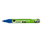 Creativ company glas- en porseleinstift glitter semi-dekkend - blauw - afbeelding 2