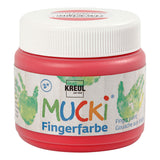 Creativ company mucki vingerverf - rood, 150ml - afbeelding 1