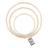 Creativ company bamboe ringen 15,3-25,5 cm naturel 3 stuks