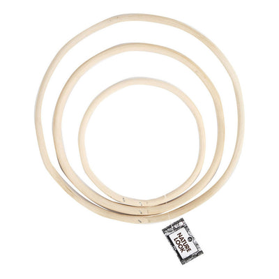 Creativ company bamboe ringen 15,3-25,5 cm naturel 3 stuks