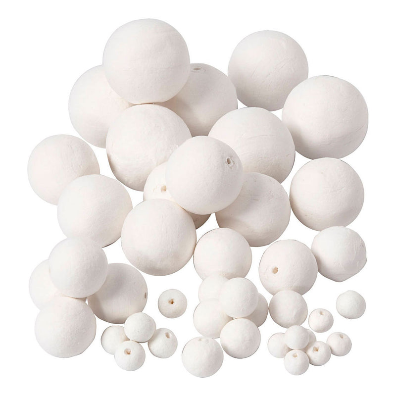 Creativ company katoen ballen wit, 42st.
