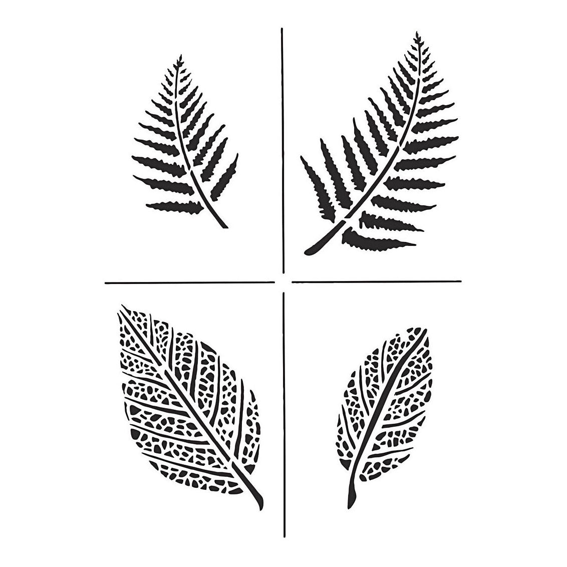 Creativ company flexibel sjabloon, bladeren, a4, vel 210x297 mm, 1 stuk