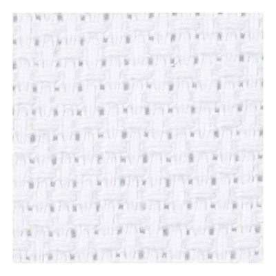 Creativ company aida, afm 50x50 cm, 70 vierkanten per 10 cm, wit, 1 stuk