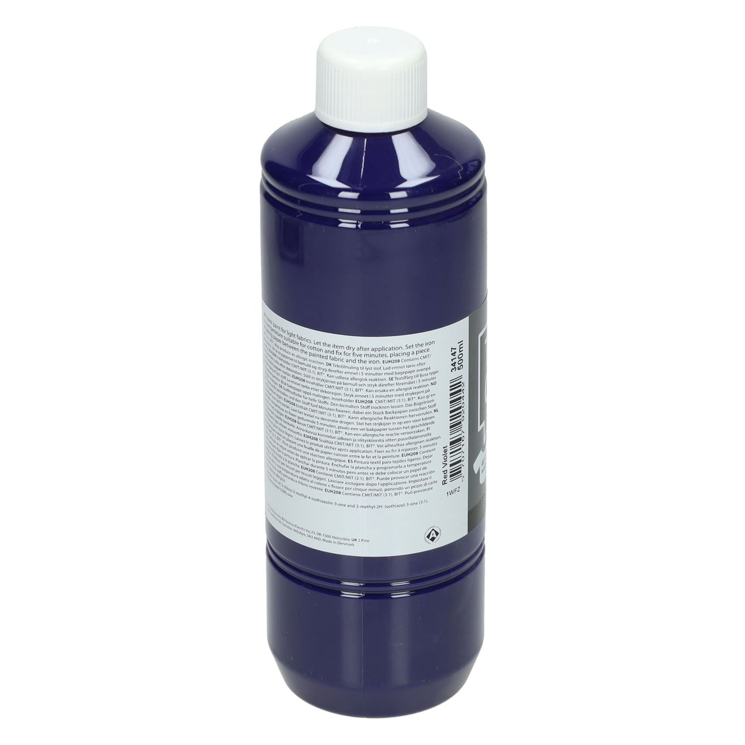 Creativ company textile color semi-dekkende textielverf - rood paars, 500ml