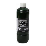 Creativ company textile color semi-dekkende textielverf - olijfgroen, 500ml - afbeelding 1