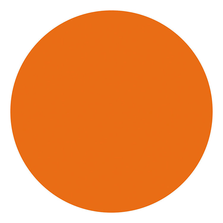 Creativ company textile color dekkende textielverf - oranje, 250ml