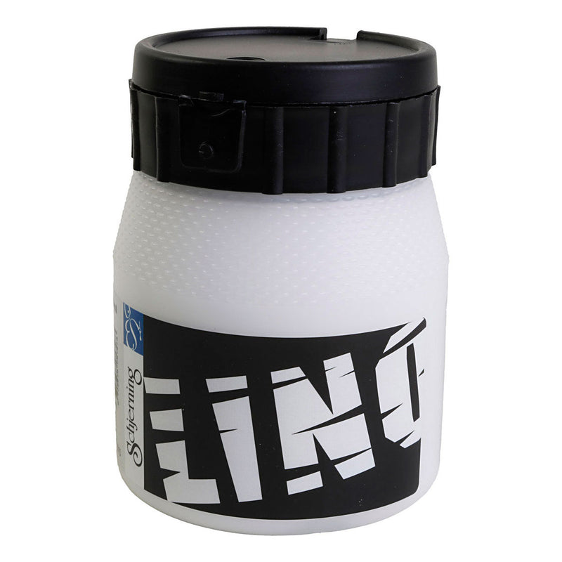 Creativ company linoleum verf - wit, 250ml
