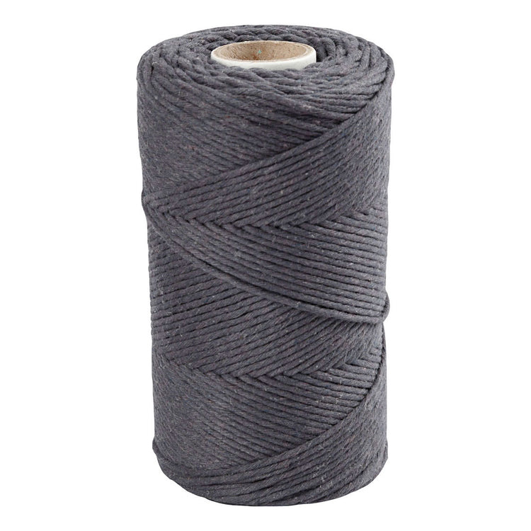 Creativ company macrame koord grijs, 198m