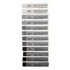 Creativ company gallery soft pastel set zwart wit harmonie, 12st.