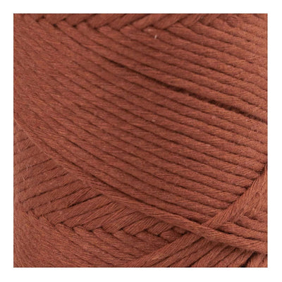Creativ company macramé koord, l: 198 m, d 2 mm, burnt orange, 330 gr 1 rol